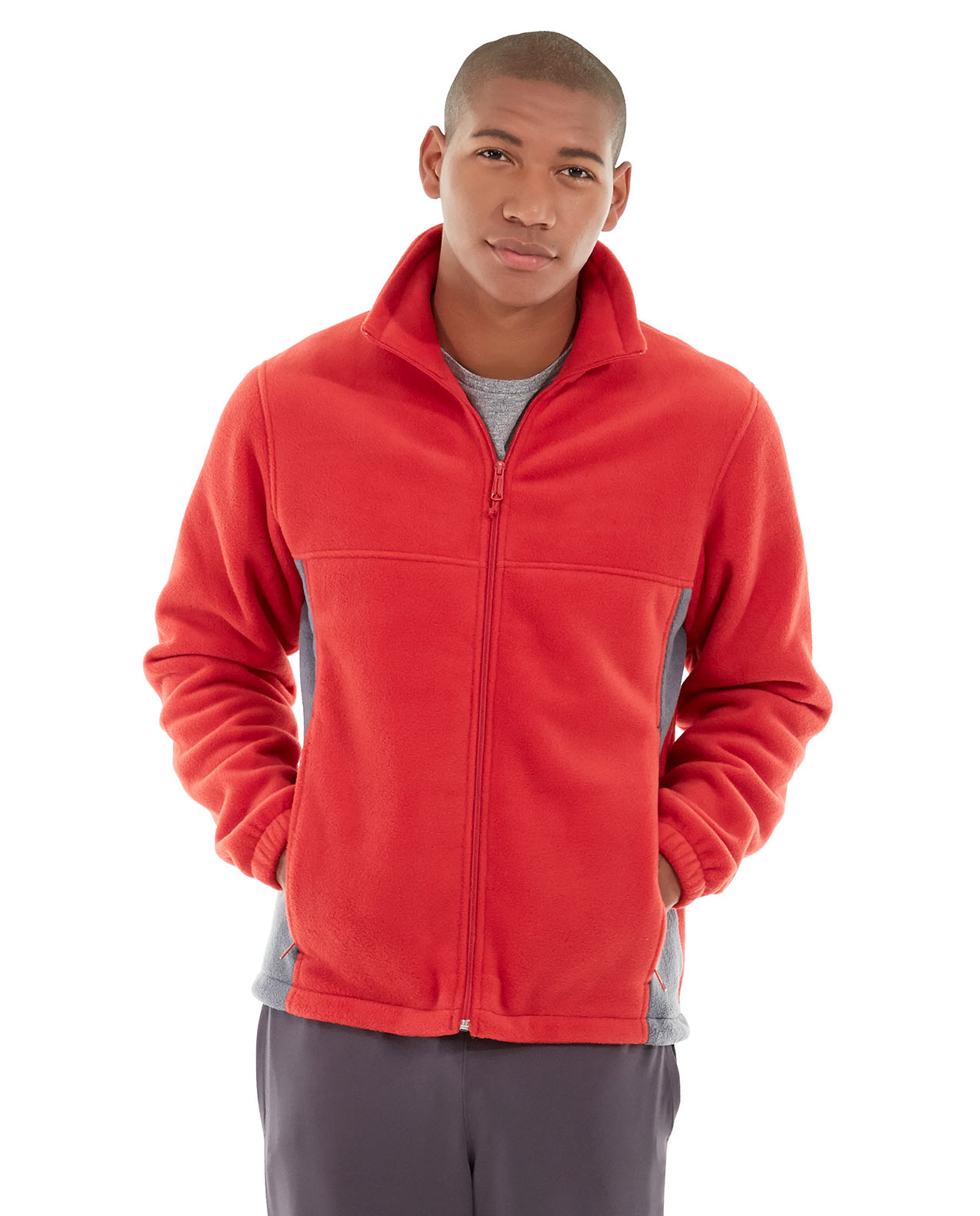 mj07-red_main-1.jpg Orion Two-Tone Fitted Jacket