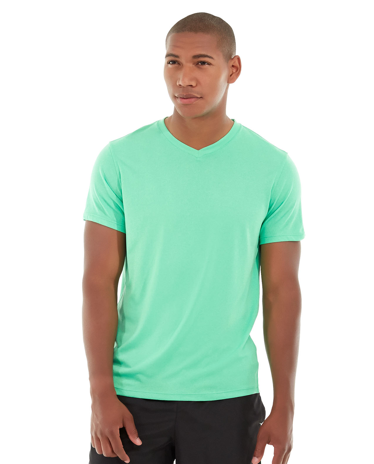 ms11-green_main-1.jpg Atomic Endurance Running Tee (V-neck)